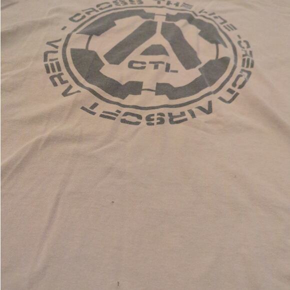 VTG Airsoft Adult Large Shirt Tech Video Game Gun Punk Skater Oregon Y2K - Picture 2 of 6